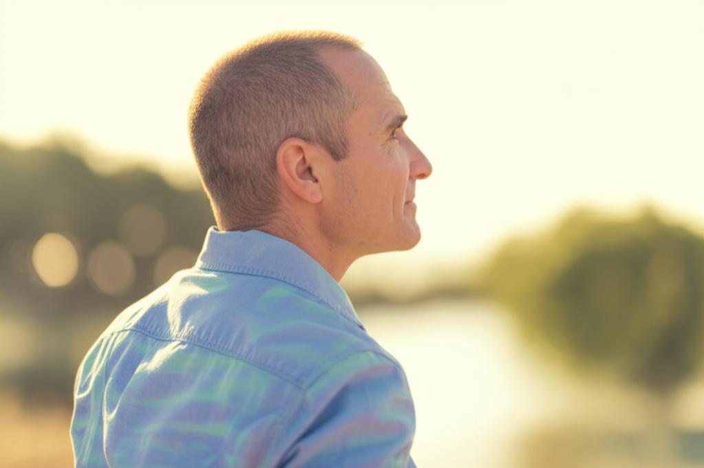 Man feeling tired after workout, looking disappointed.