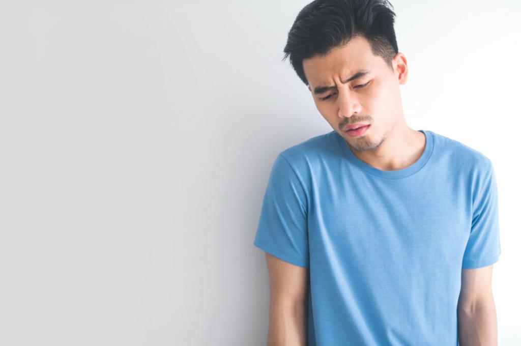 man feeling confident after resolving issues