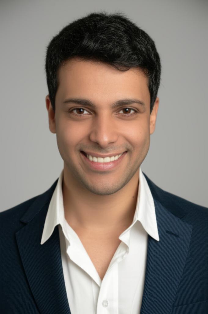 Man looking healthier and more confident, symbolizing positive change